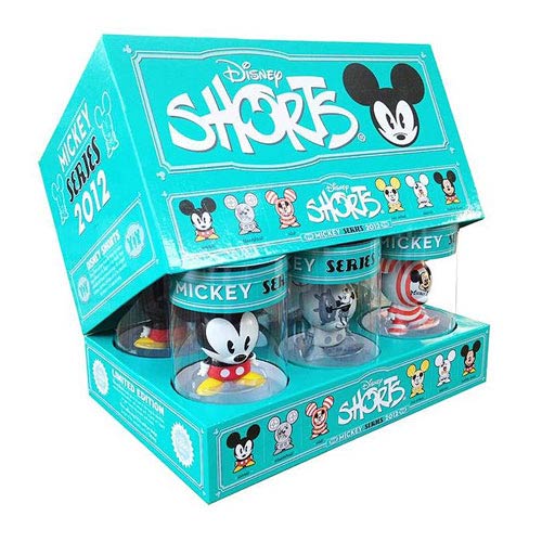 Disney Shorts Mickey Mouse Series 1 Vinyl Figure 6-Pack Set